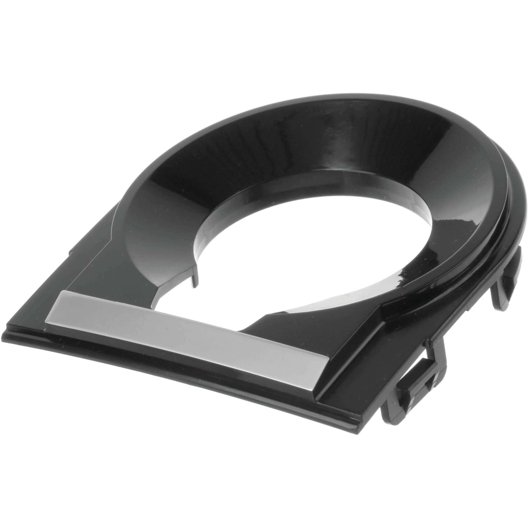 Abdeckung- Bedienelement Drehregler schwarz-weiss alu (BD-10008613)