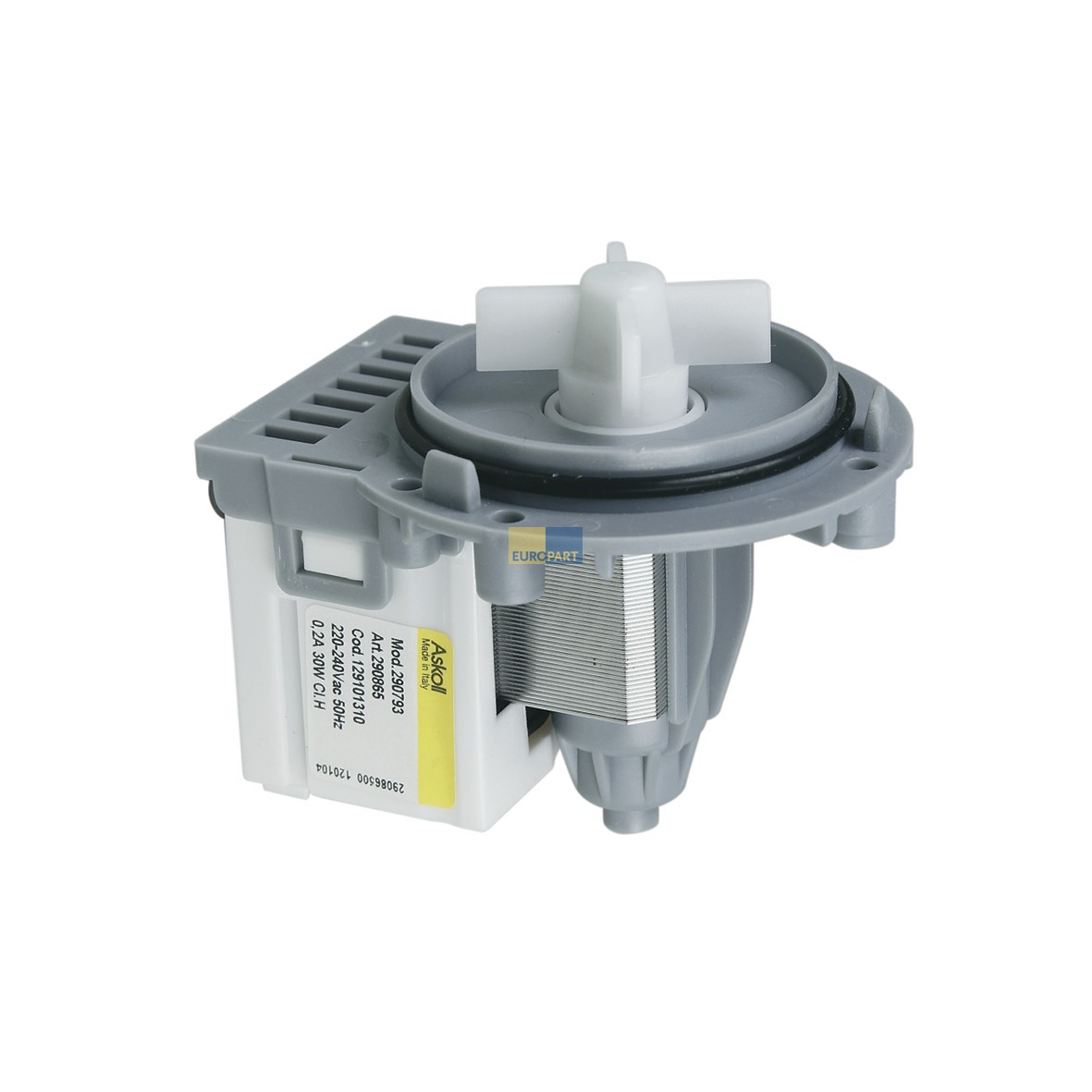 Ablaufpumpe ZANKER 129101310-8 Pumpenmotor Askoll fr Waschmaschine (EA-1291013108)