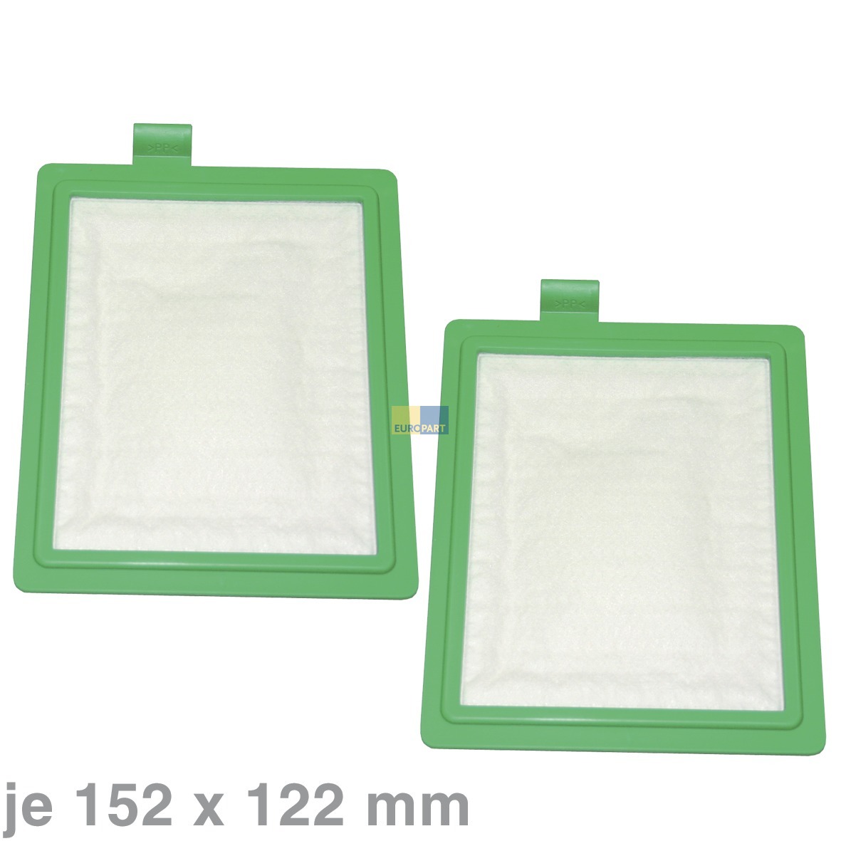Abluftfilter EF17 AEG 900195150-9 AEF08 AirMax in Rahmen f�r Staubsauger 2Stk (EA-9001951509)