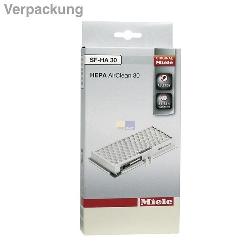 Abluftfilterkassette Miele 9616270 SF-HA30 Lamellenfilter für Staubsauger (KD-HEPA AIR CLEAN FILTER SF-HY 30) unter Reinigen/Staubsauger/Abluftfilter