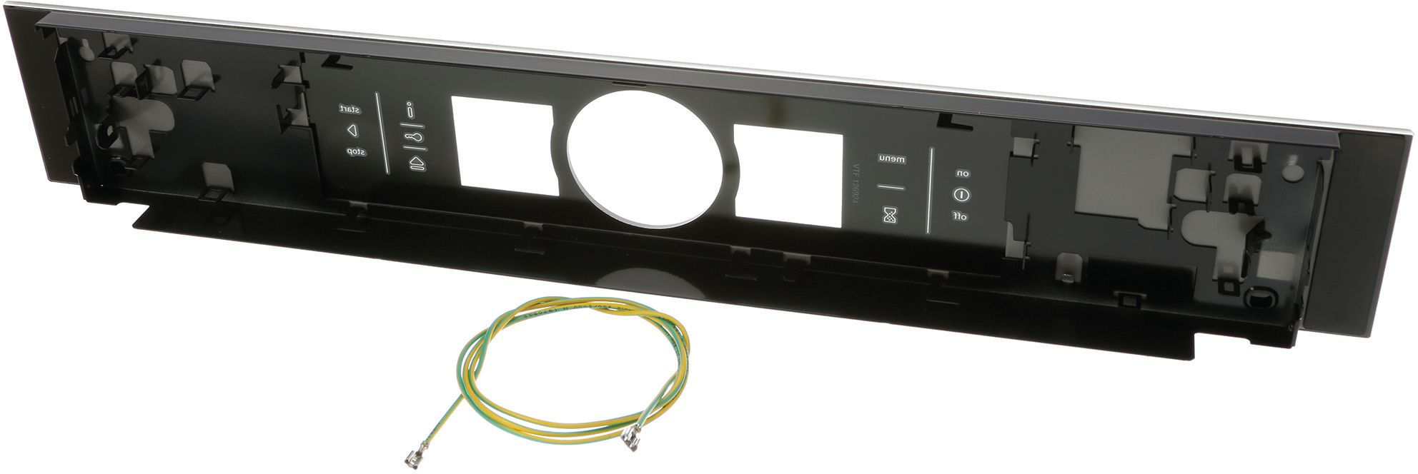 Bedienblende Glas- schwarz- Kompakt- Steam  Bedienblende Glas- schwarz- Kompakt- Steam (BD-11035327)