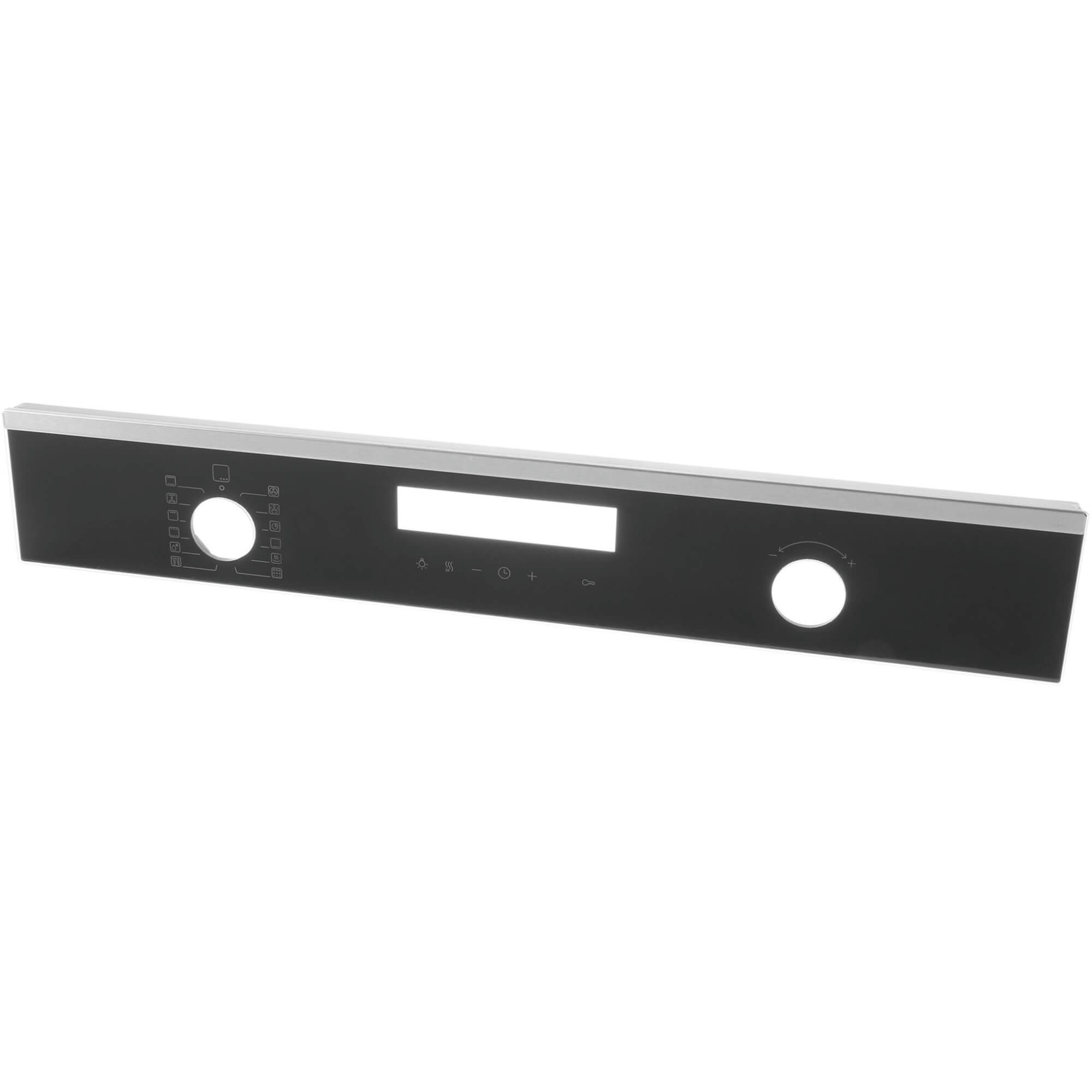 Bedienblende Material:Glas- Farbe:schwarz-edelstahl (11020849)