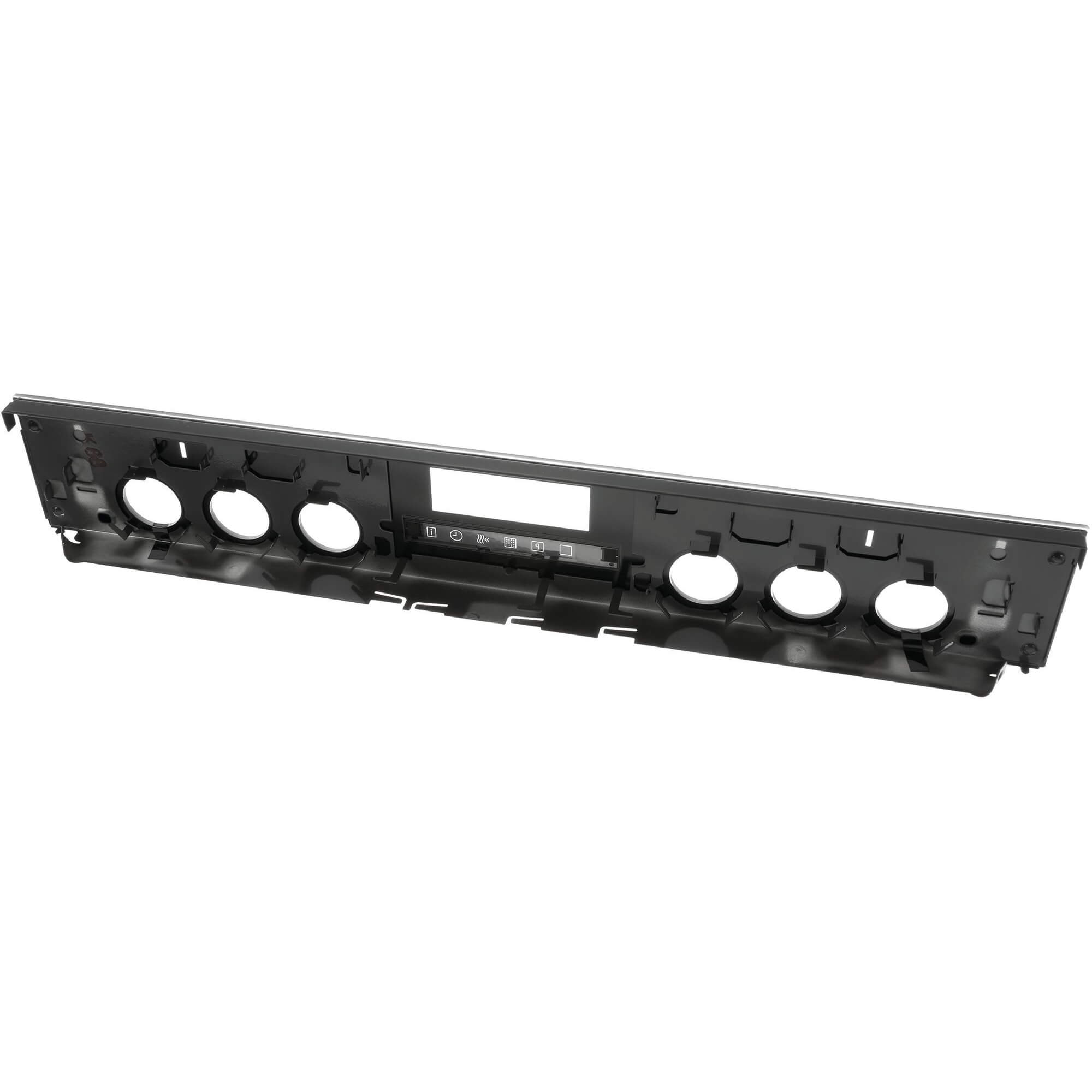 Bedienblende Material:Glas- Farbe:schwarz- edelstahlOptimiertes Design light grey (BD-11031713)