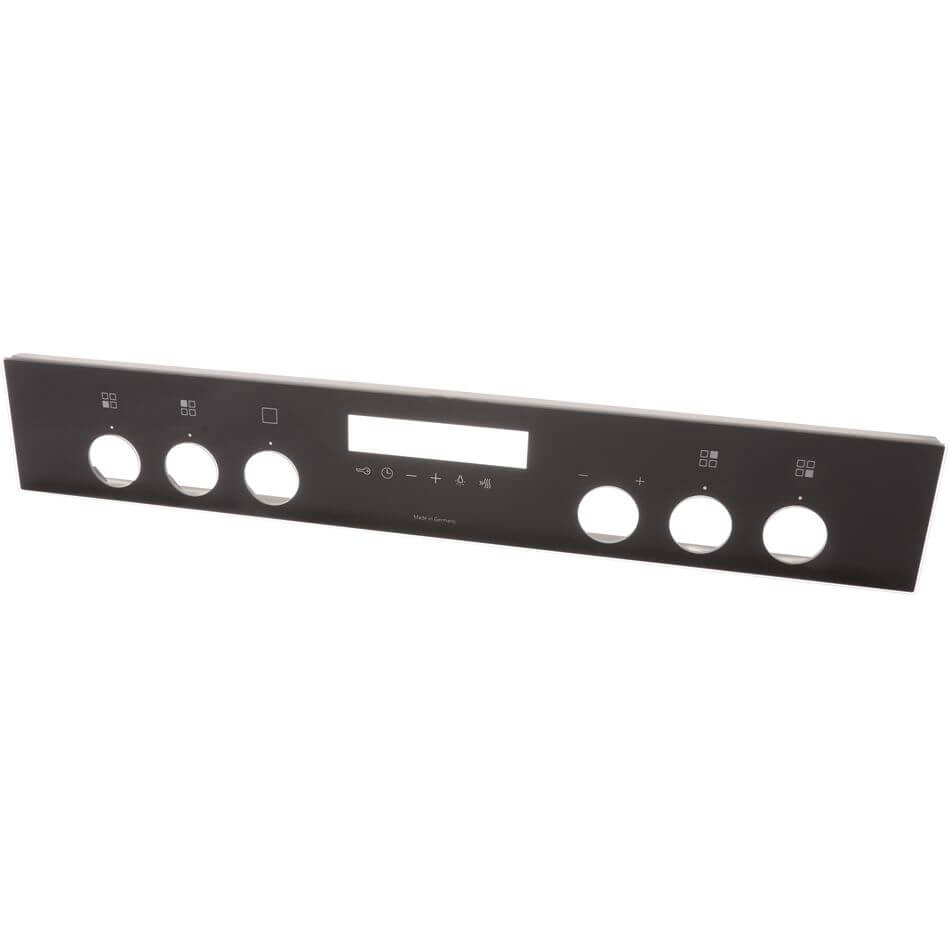 Bedienblende Material:Glas- Farbe:schwarz- Optimiertes Design light grey (BD-11050247)