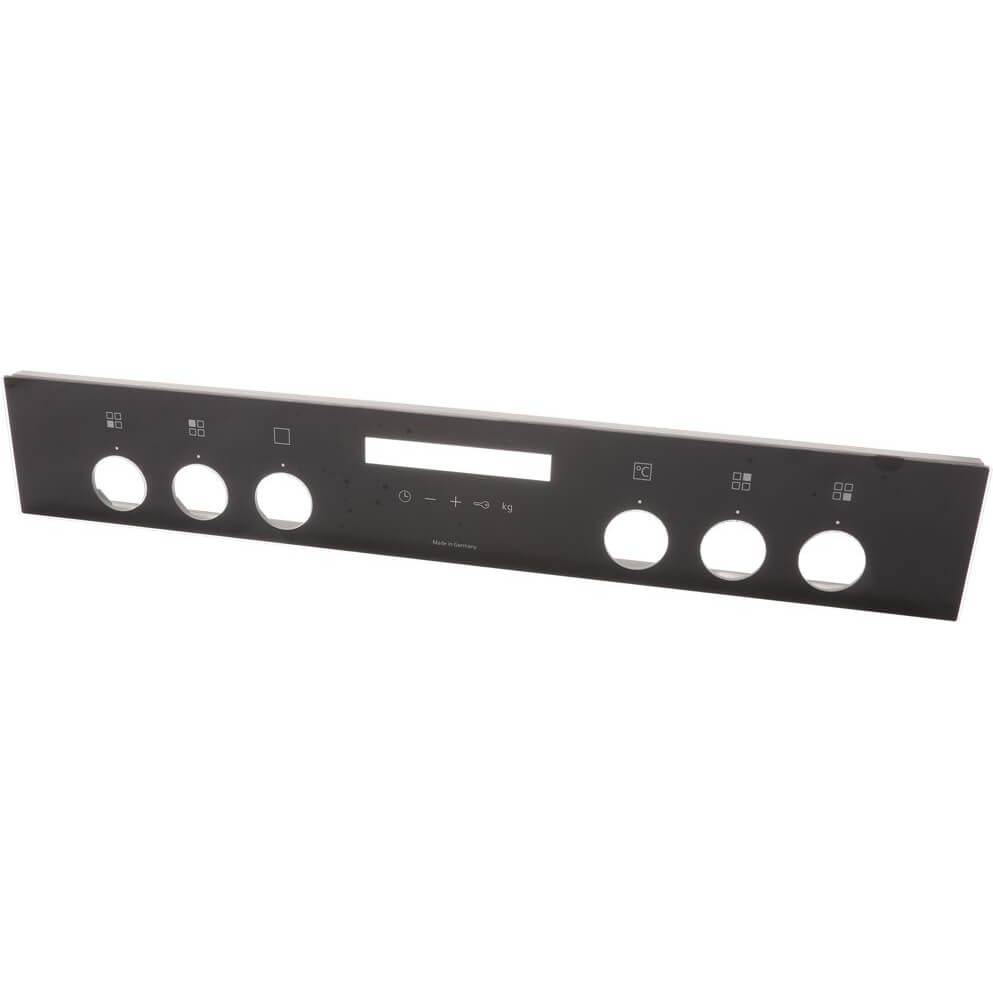 Bedienblende Material:Glas- Farbe:schwarz- Optimiertes Design light grey (BD-11050251)