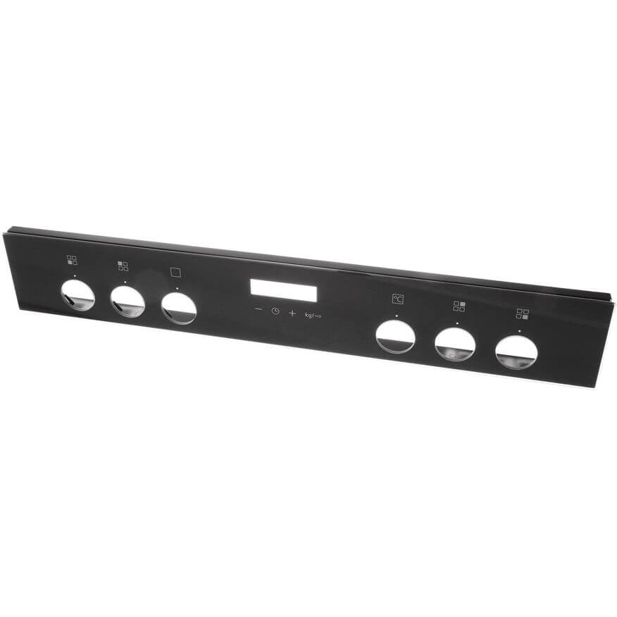 Bedienblende Material:Glas- Farbe:schwarz- Optimiertes Design light grey (BD-11059350)