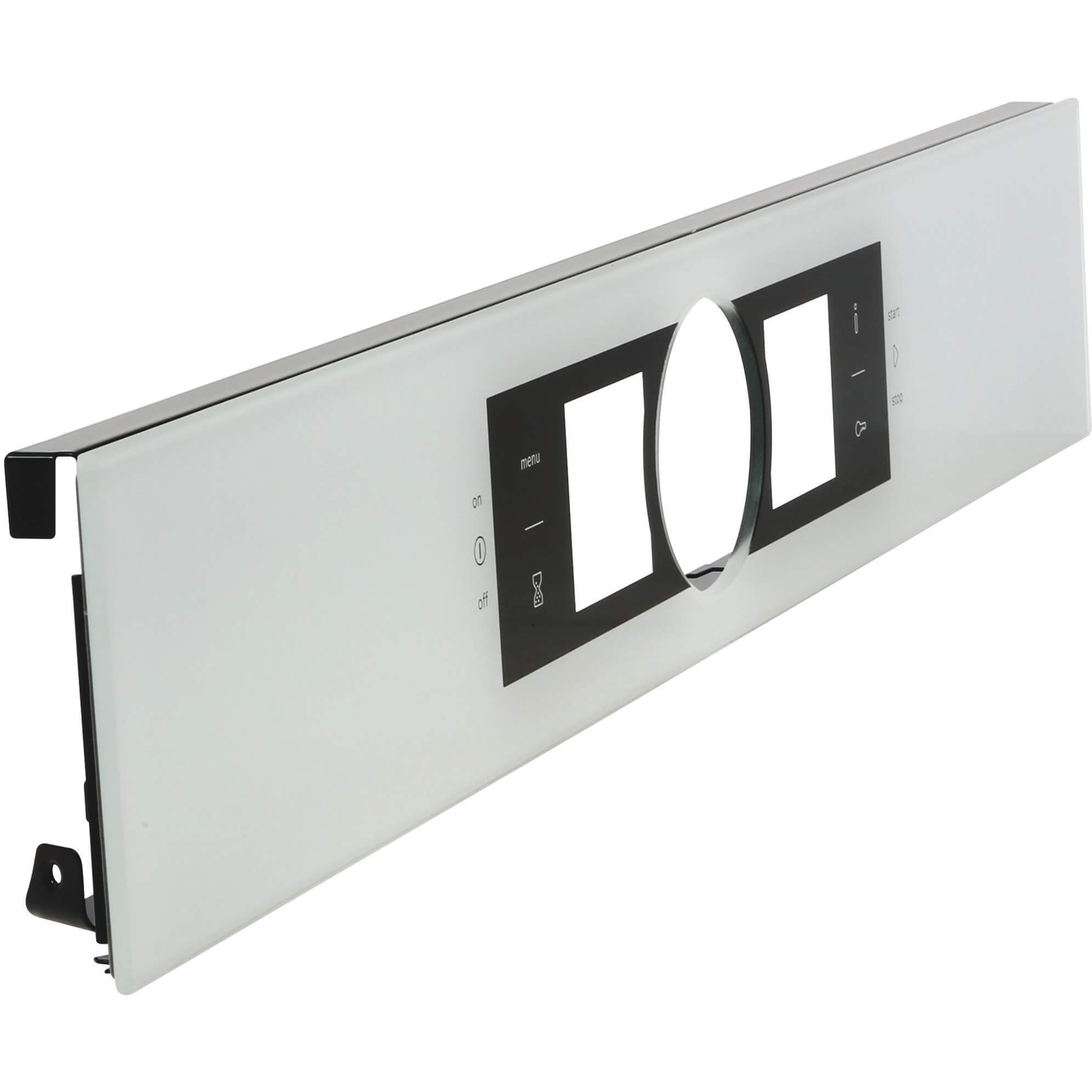 Bedienblende weiss- Glas Standard- AV2  Bedienblende weiss- Glas Standard- AV2 (BD-11003483)