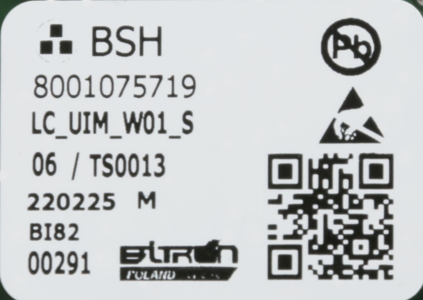 Bedienmodul programmiert (BD-10021328)