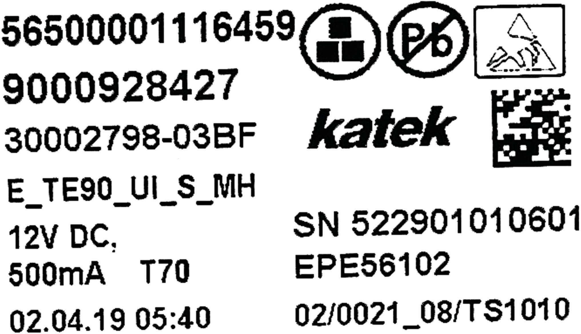 Bedienmodul programmiert Bedienteil-Modul- programmiert (BD-12025640)