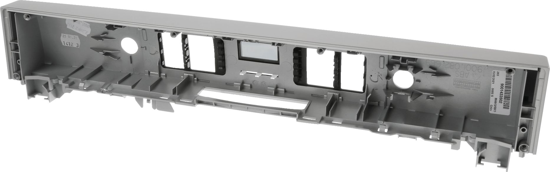 Blendenkasten Edelstahlfarbig- 6 Programme- 4 Zusatzfunktionen- 24 h Zeitvorwahl (BD-11032299)
