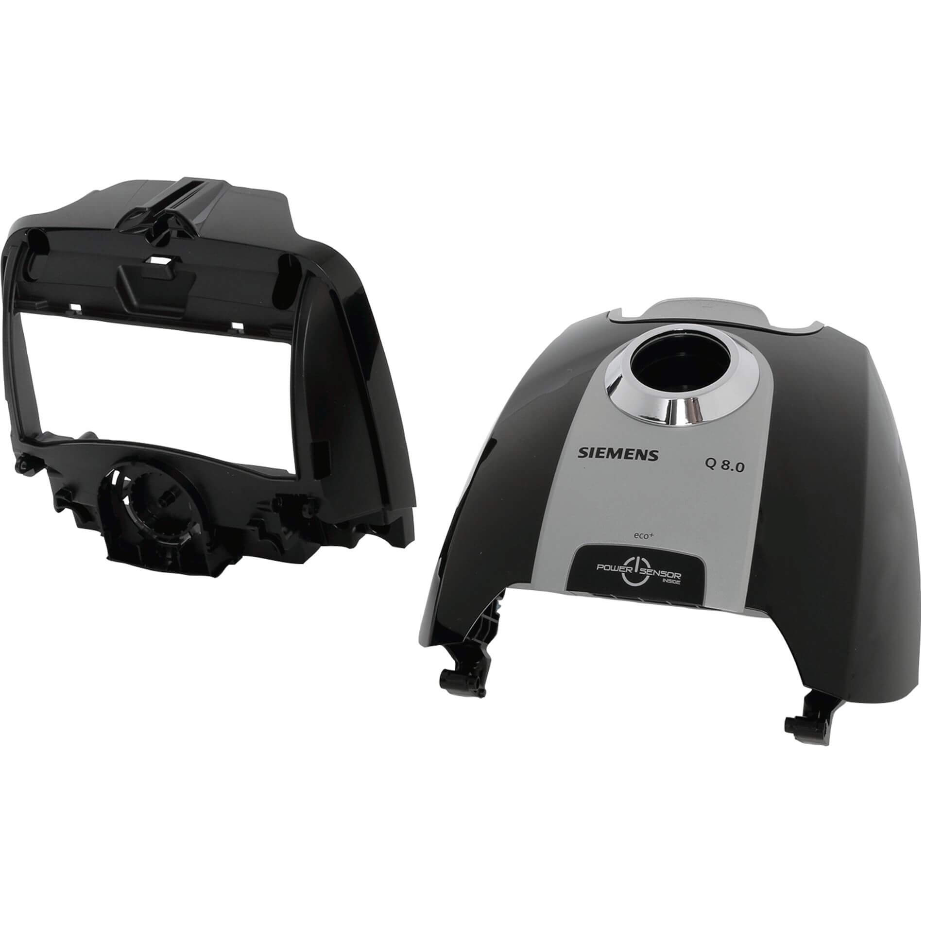 Deckel Set: Deckel vollst�ndig auto + Kappe schwarz- SIEMENS Q 8 0 carundhome hepa eco+ power Sensor (BD-00797355)