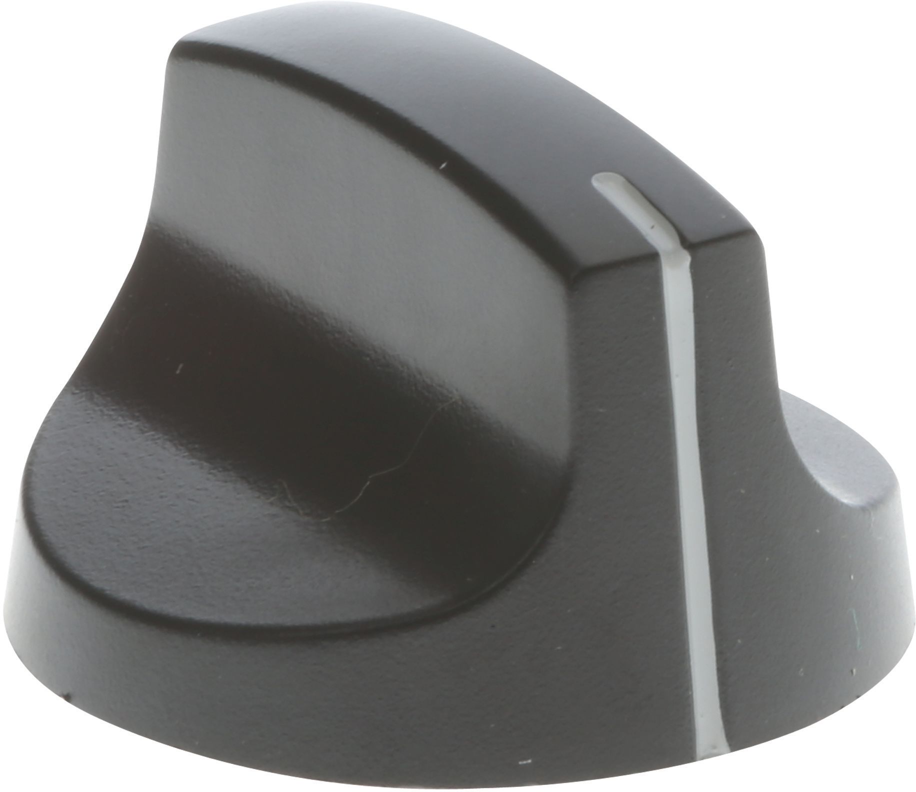 Drehgriff-Kochstelle schwarz stumpf-Markierung weiss-  Drehgriff-Kochstelle schwarz stumpf-Markierung weiss (BD-00174925)