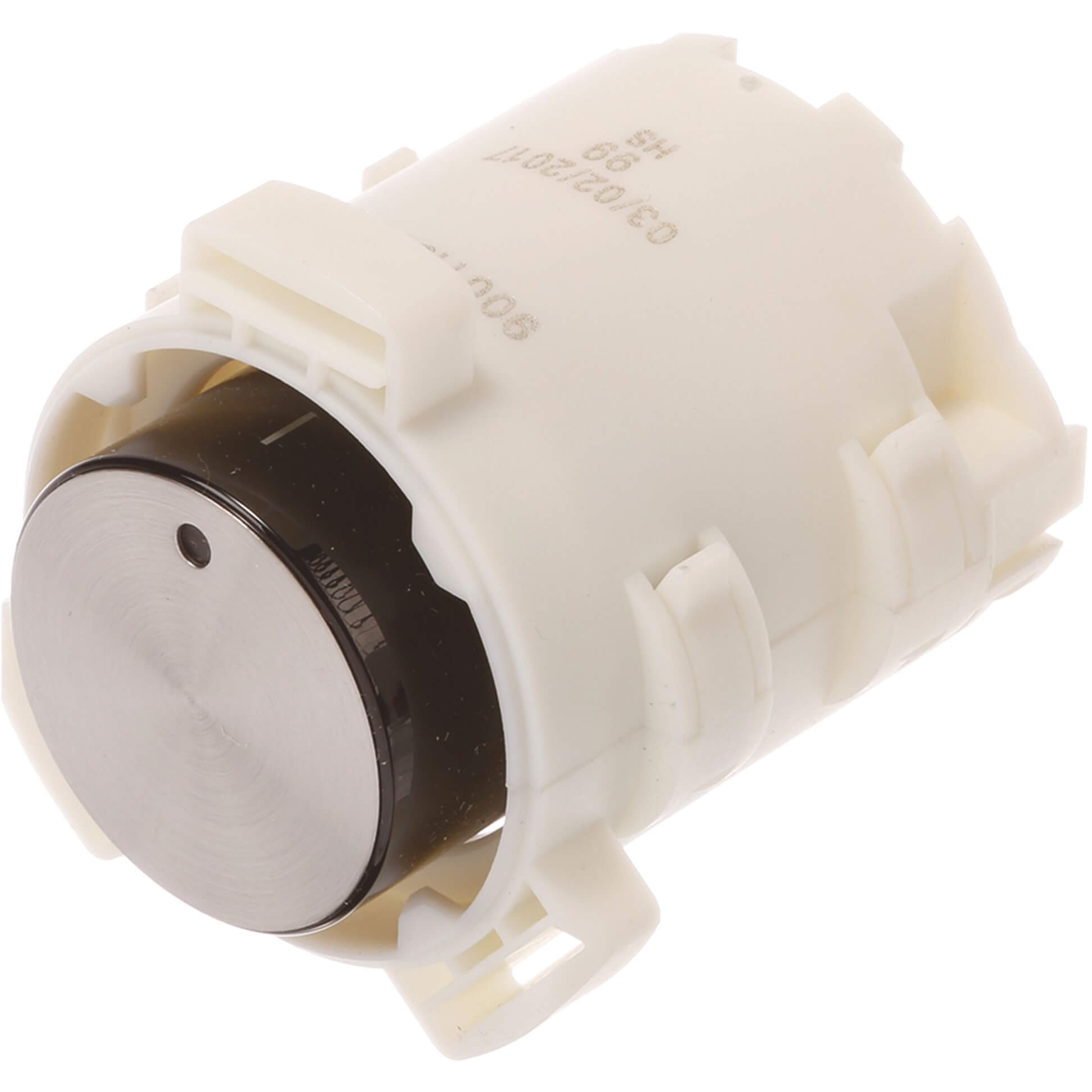 Drehgriff rund- versenkbar- schwarz- unbeleuchtet- Bedruckung: grau (BD-10004337)