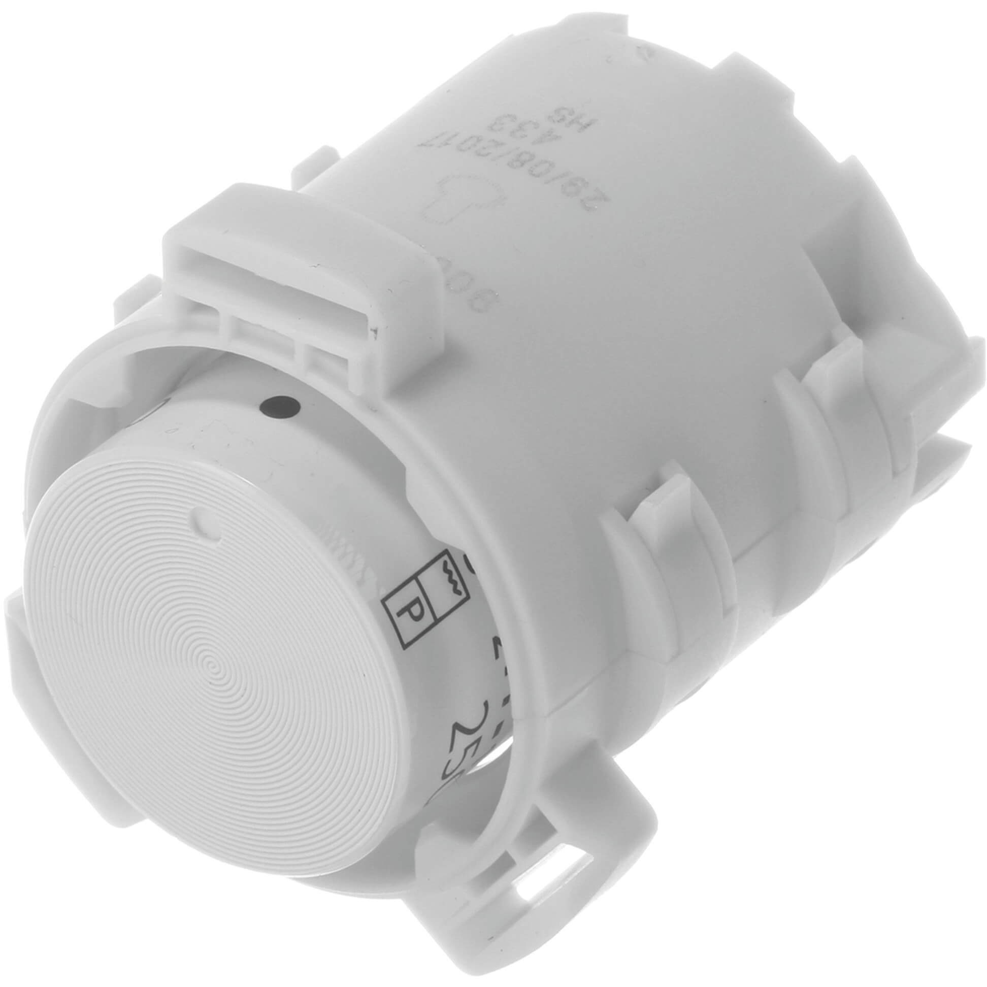 Drehgriff-Temperatur rund- versenkbar- weiss- unbeleuchtet (BD-10004308)