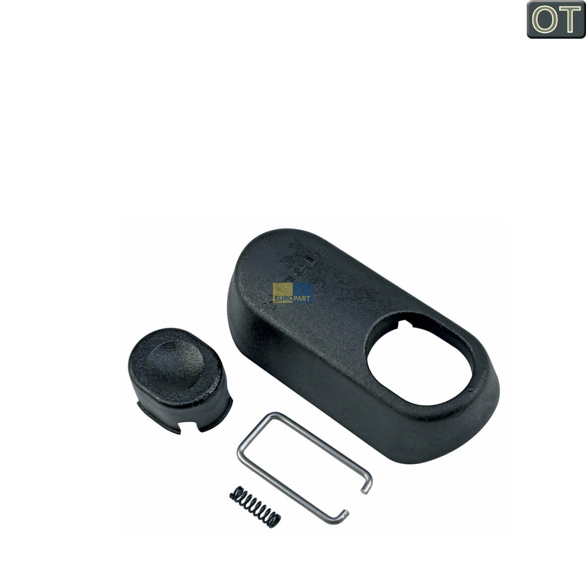 Druckknopf mit Blende Feder Halteb�gel Miele 5780932 f�r Teleskoprohr Staubsauger (EA-5780932)