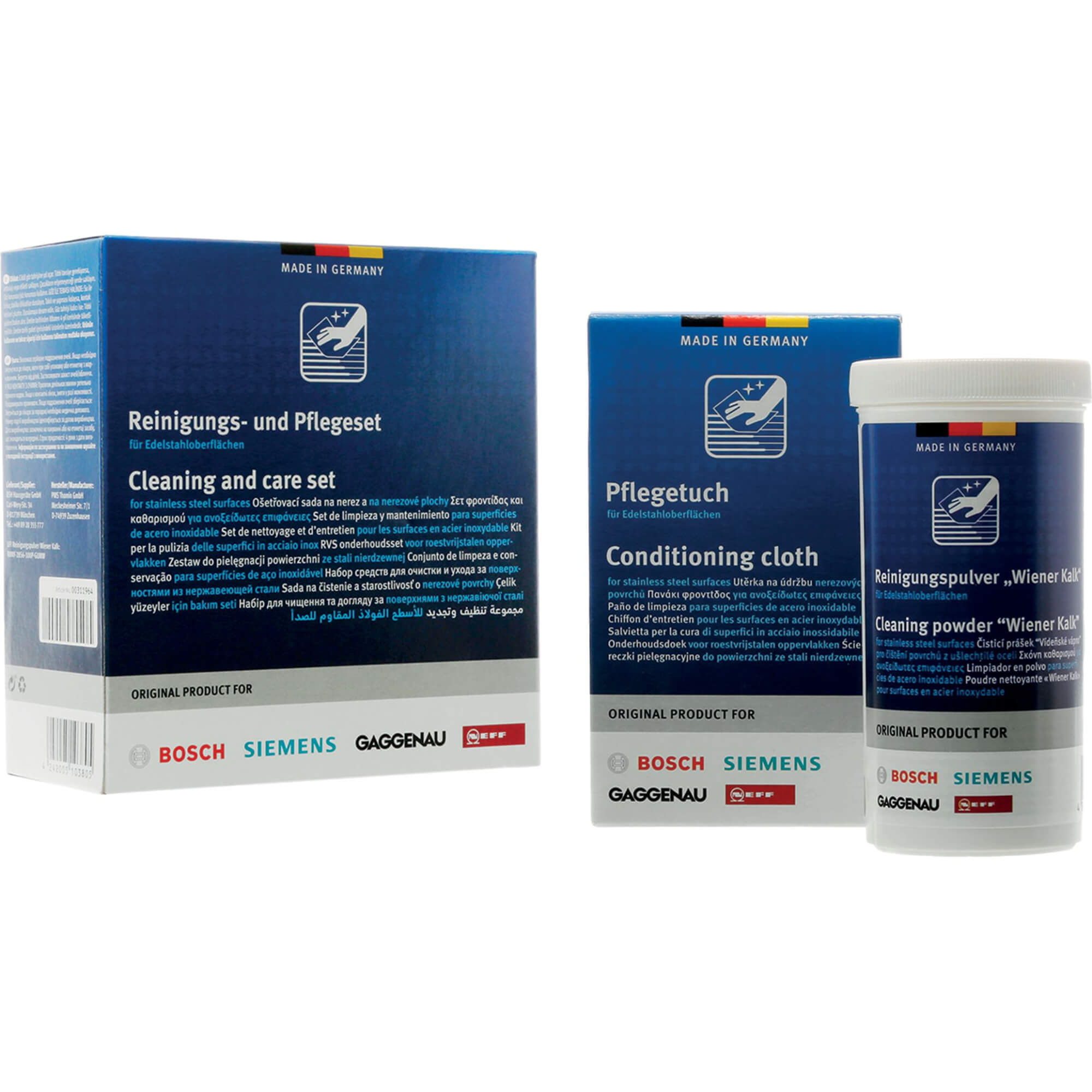 EdelstahlPflegeset BSH 00311964 f�r Backofen Geschirrsp�ler K�hlschrank (00311964)