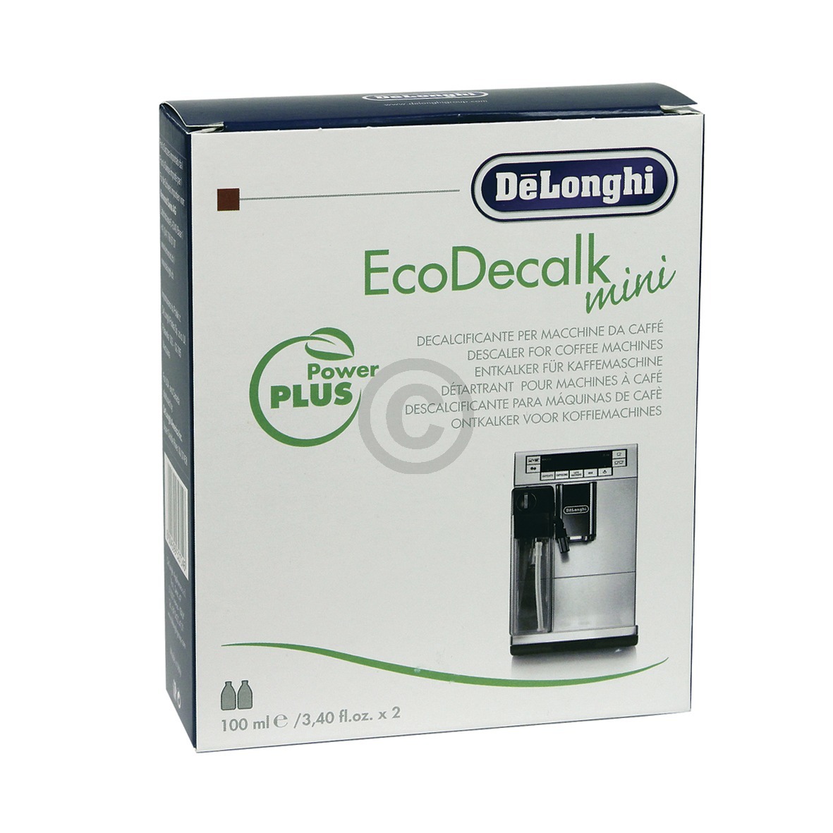 Entkalker DeLonghi EcoDecalkMini  DLSC003 für Kaffeemaschine 2x100ml (KD-5513292821)