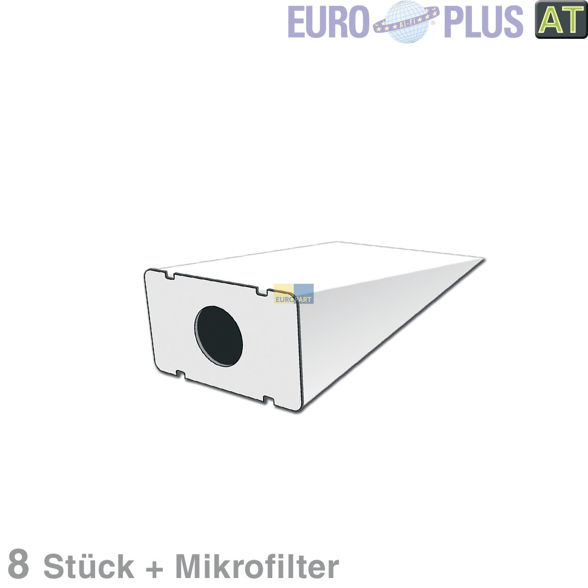 Filterbeutel Europlus  u-a- für Siemens- Bosch 8 Stk (KD-S4017)