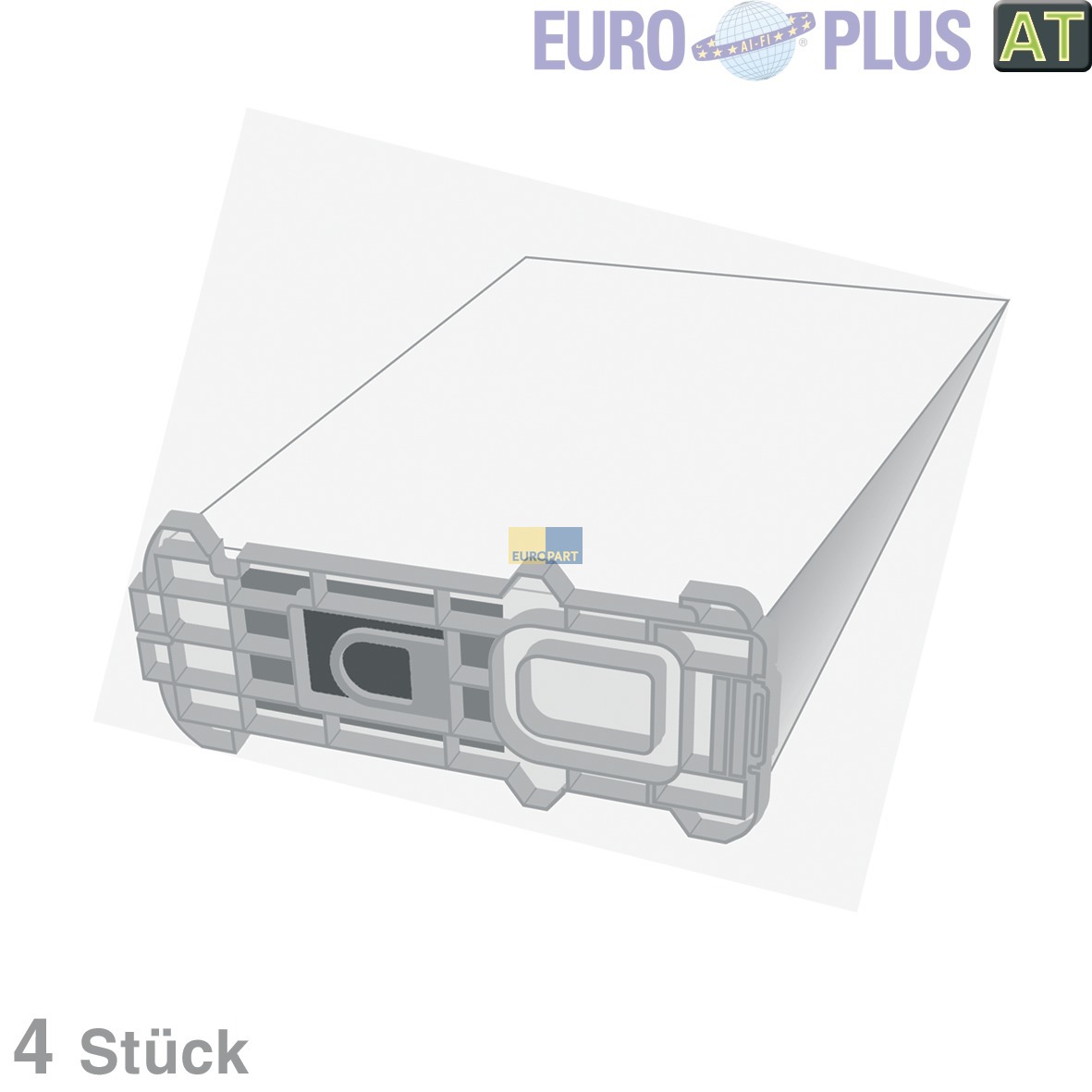 Filterbeutel Europlus  u-a- für Vorwerk Kobold VK 4 Stk (KD-VO1135)