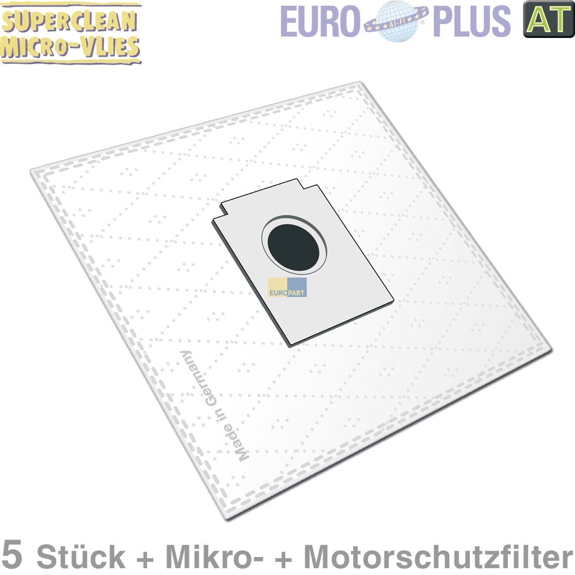 Filterbeutel Europlus X104 Vlies u-a- für TipTop Beetle 5 Stk (KD-832695)