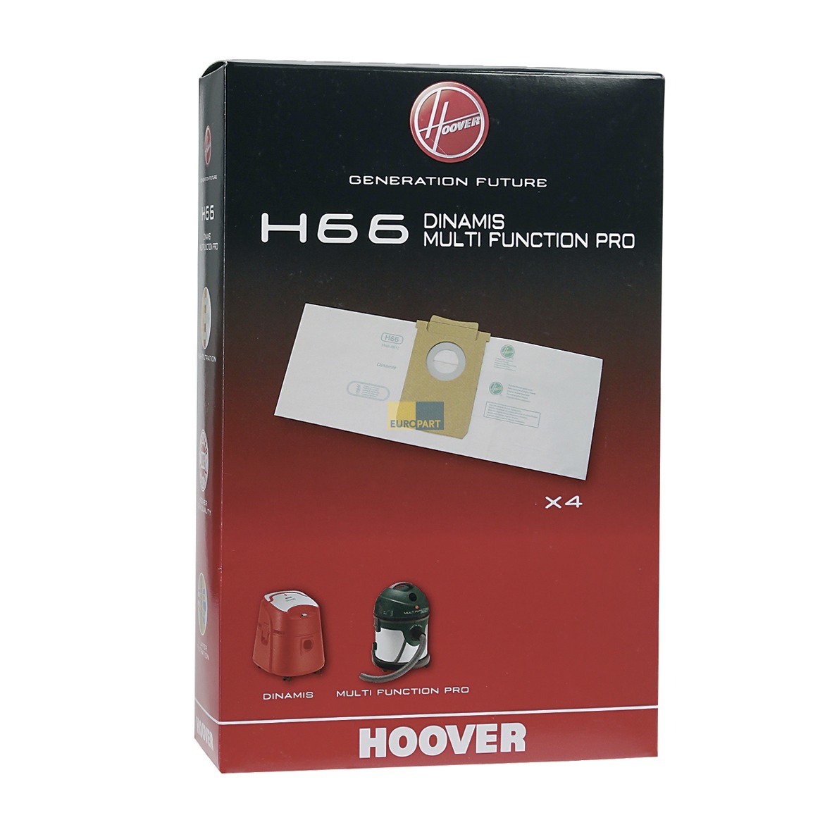 Filterbeutel HOOVER  H66 für Staubsauger 4Stk (KD-35600852)
