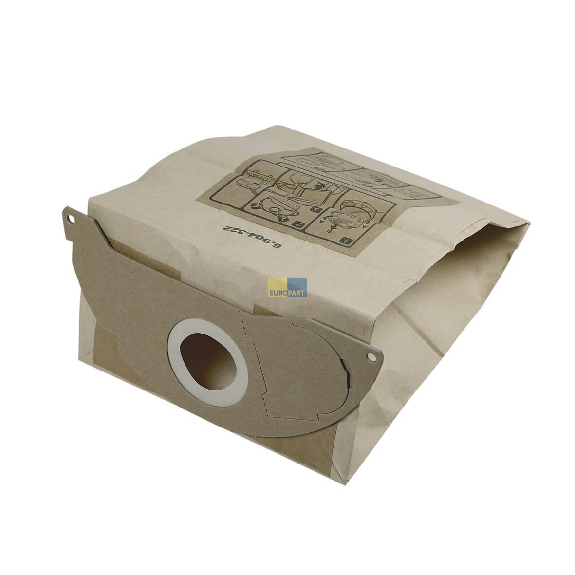 Filterbeutel K�rcher 6-904-322-0 f�r Mehrzwecksauger 5Stk (KD-6-904322-0)