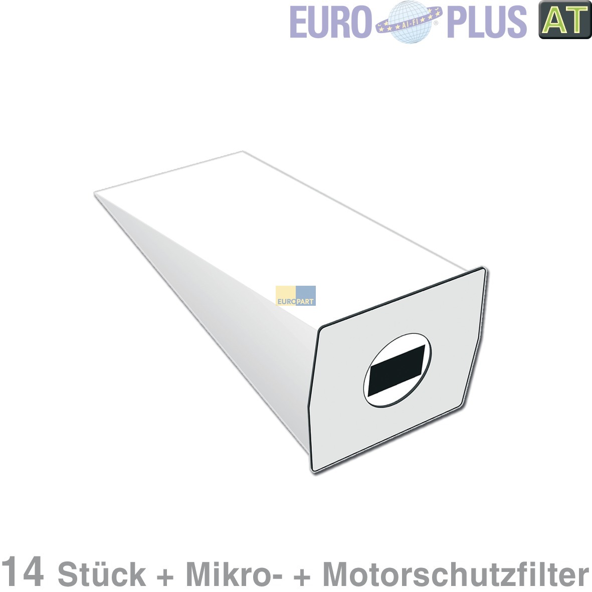 Filterbeutel Vlies Europlus  u-a- für Eta- Philips 10 Stk (KD-PH1205)
