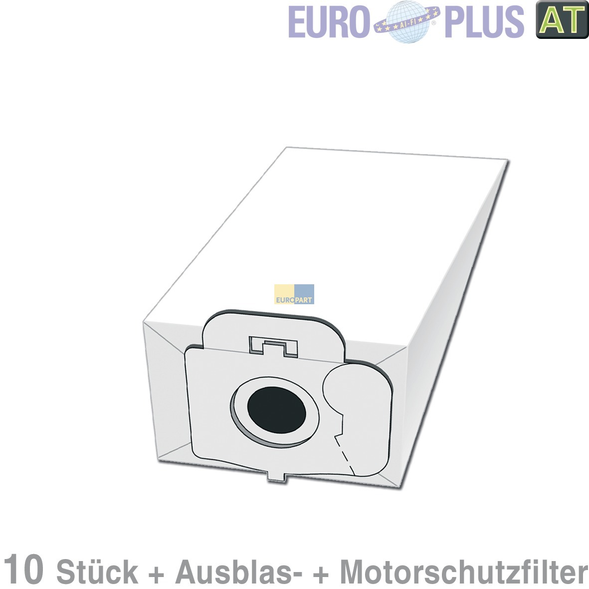 Filterbeutel Vlies Europlus  u-a- für Omega Comfort 5 Stk (KD-OM1575)