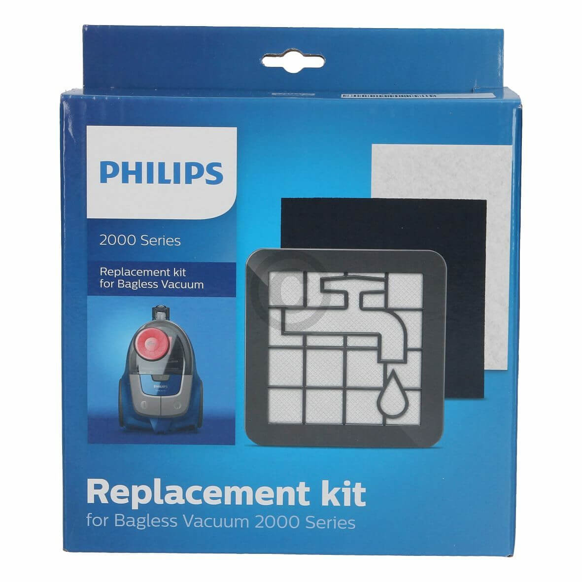 Filterset PHILIPS XV1220-01 f�r Bodenstaubsauger 2000 Series (XV122001)