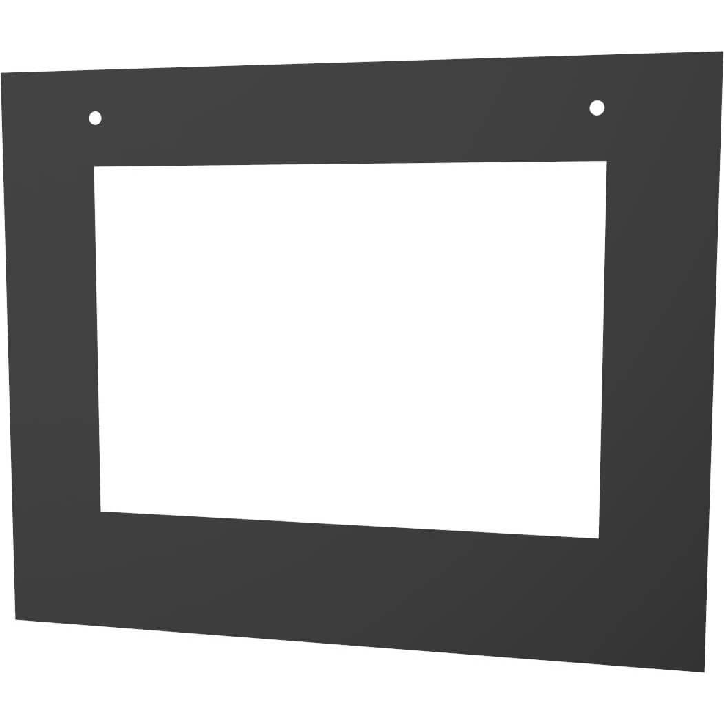 Frontglasscheibe f�r 60cm Ger�te- Farbe: edelstahl (BD-00776383)