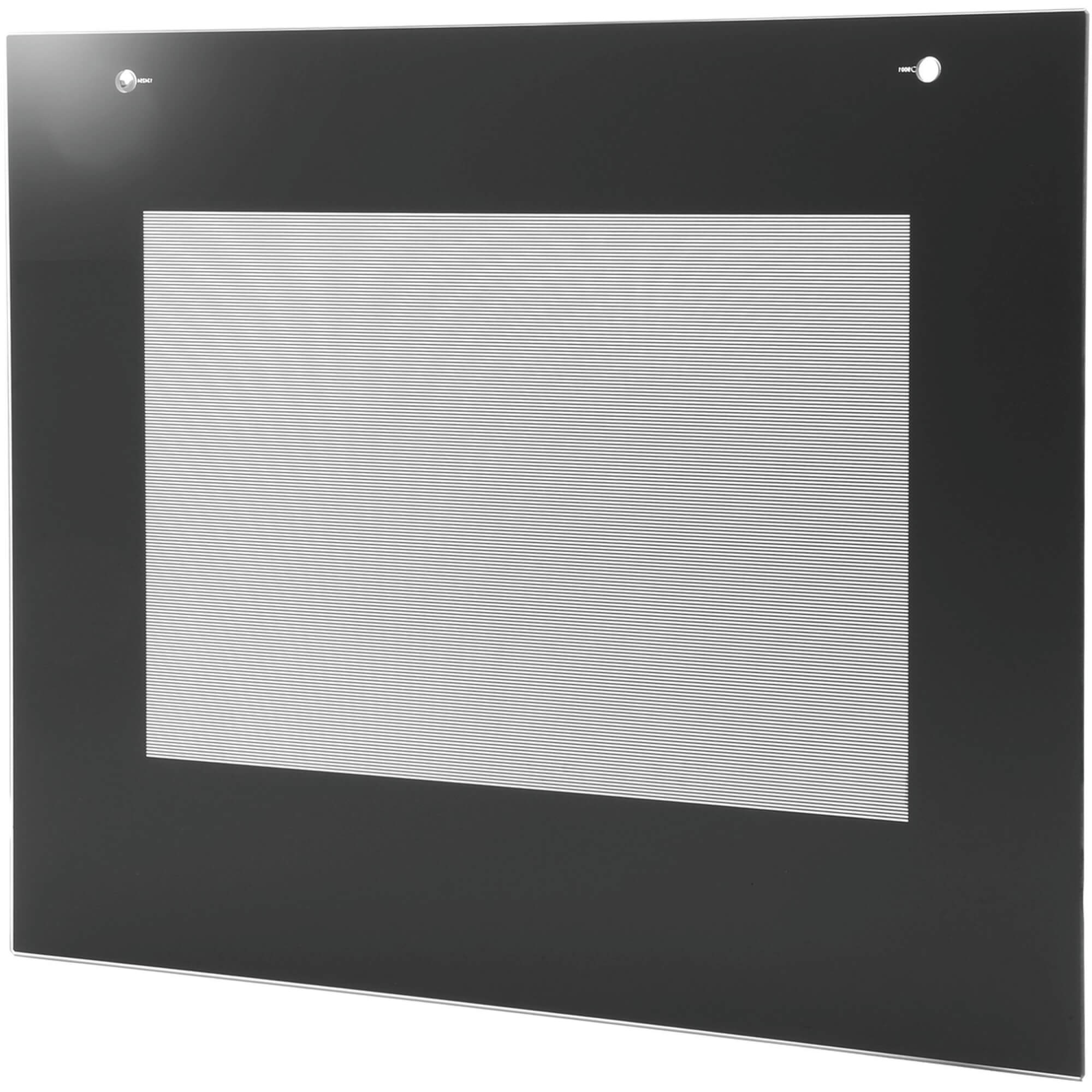 Frontglasscheibe f�r 60cm Ger�te- Farbe:schwarz (BD-00776123)