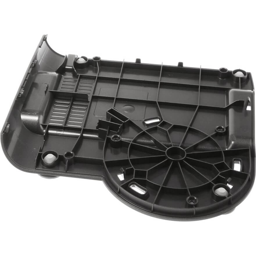 Geh�use-Unterteil Boden lackiert- dunkel grau mit Gummif�sse (BD-00653129)