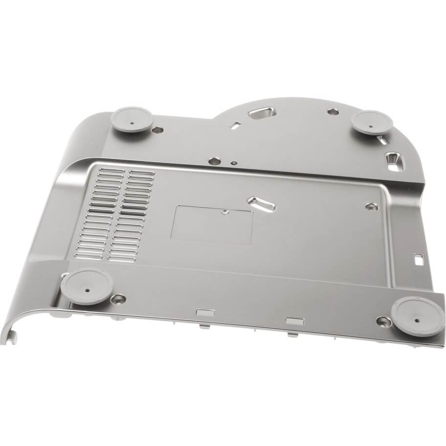 Geh�use-Unterteil Boden schwarz- metall- mit Gummif�sse (BD-00659807)