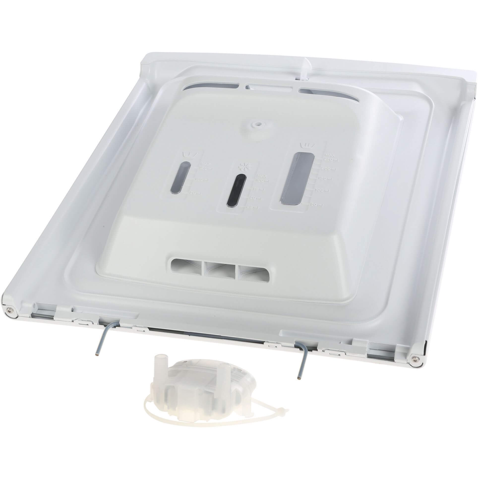 Ger�tedeckel CONSTRUCTA  mit Innendeckel Griff f�r Waschmaschine Toplader (BD-00771792)