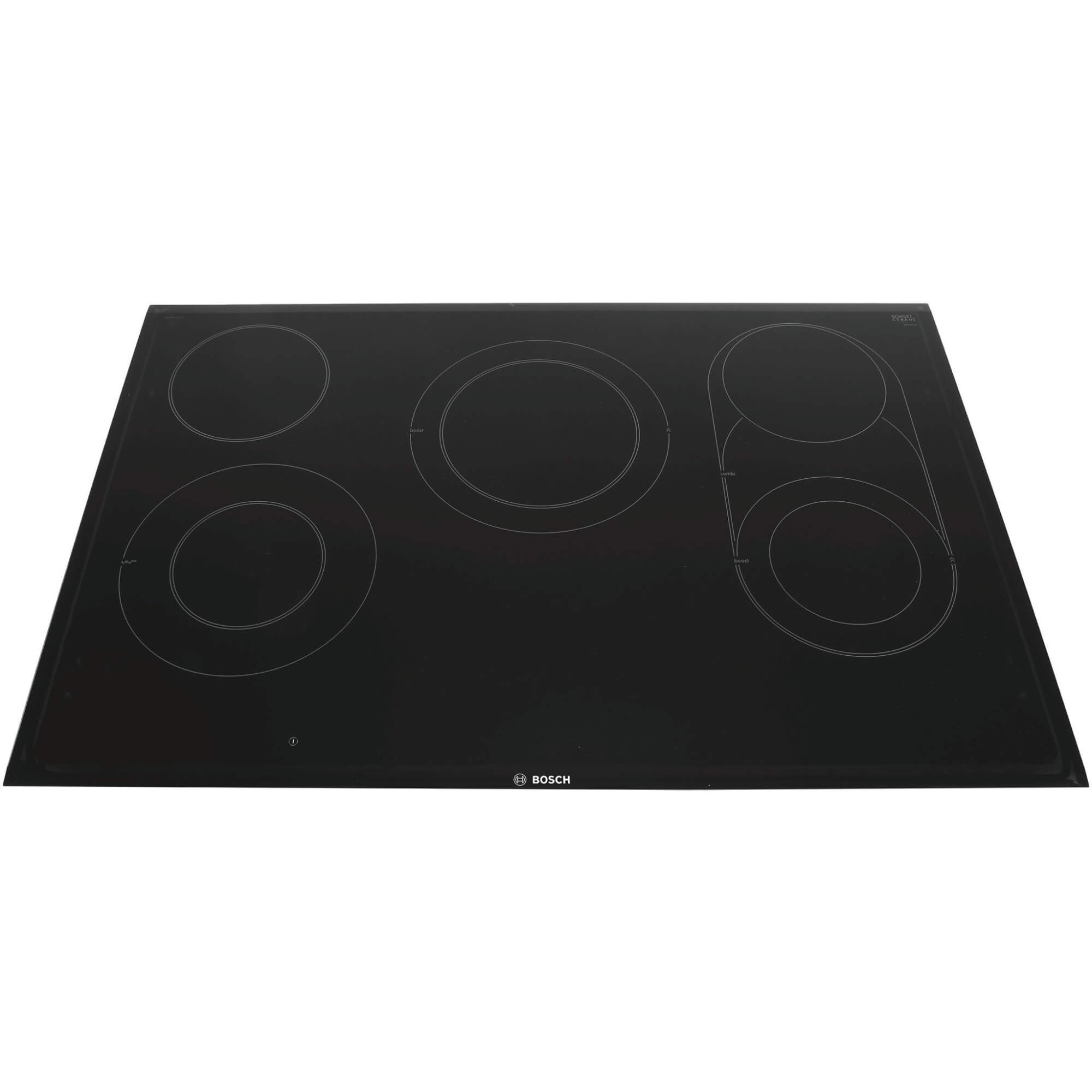 Glaskeramikfl�che Edelstahl-Leisten l-r-v- Facetten v-h- +Rastnasen 174982 (grau)- +Erdungsklemme 611061 (BD-00773351)