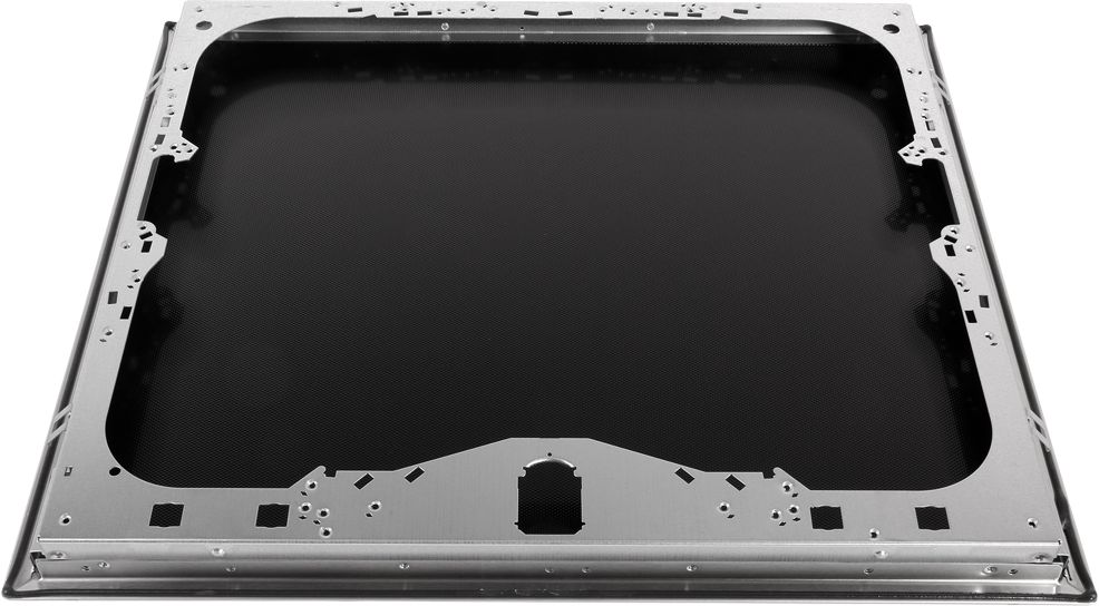 Glaskeramikfl�che Edelstahl-Rahmen  Glaskeramikfl�che Edelstahl-Rahmen (BD-00778546)