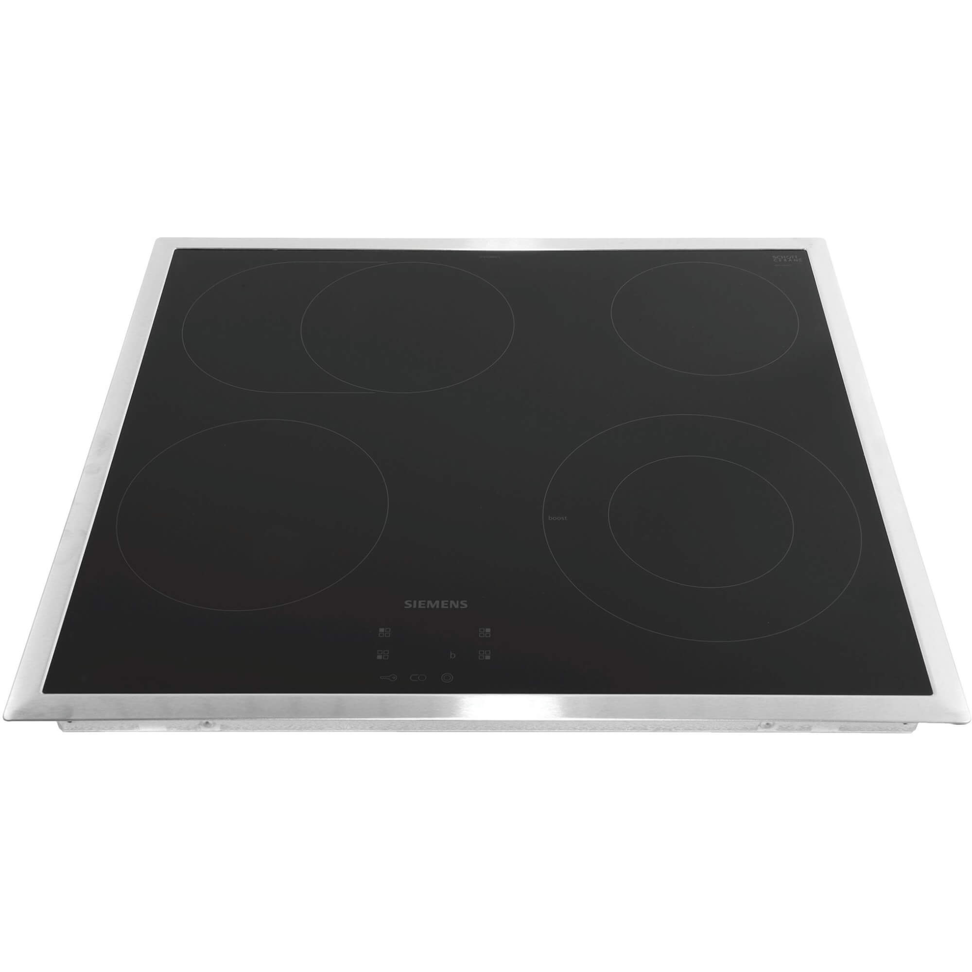 Glaskeramikfl�che Edelstahl-Rahmen +Rastnasen 174981 (BD-00775405)