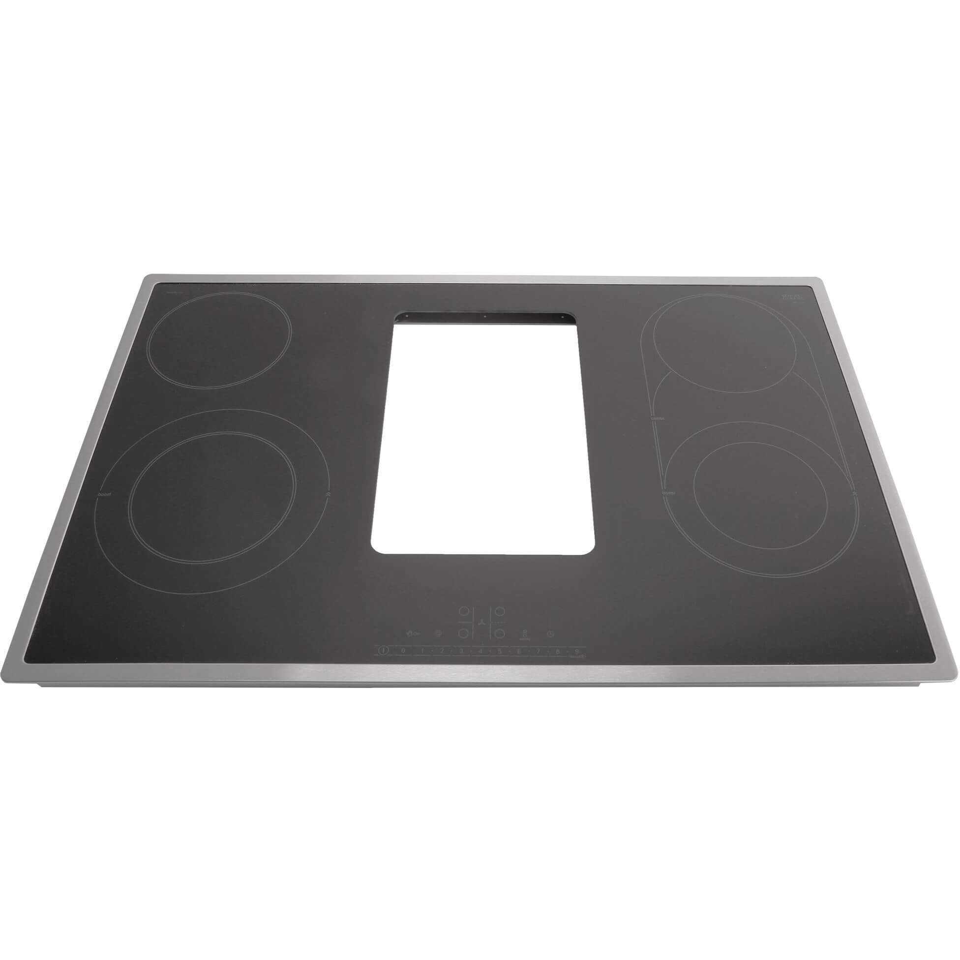 Glaskeramikfl�che Edelstahl-Std-Rahmen umlaufend- +Rastnasen (BD-00777288)