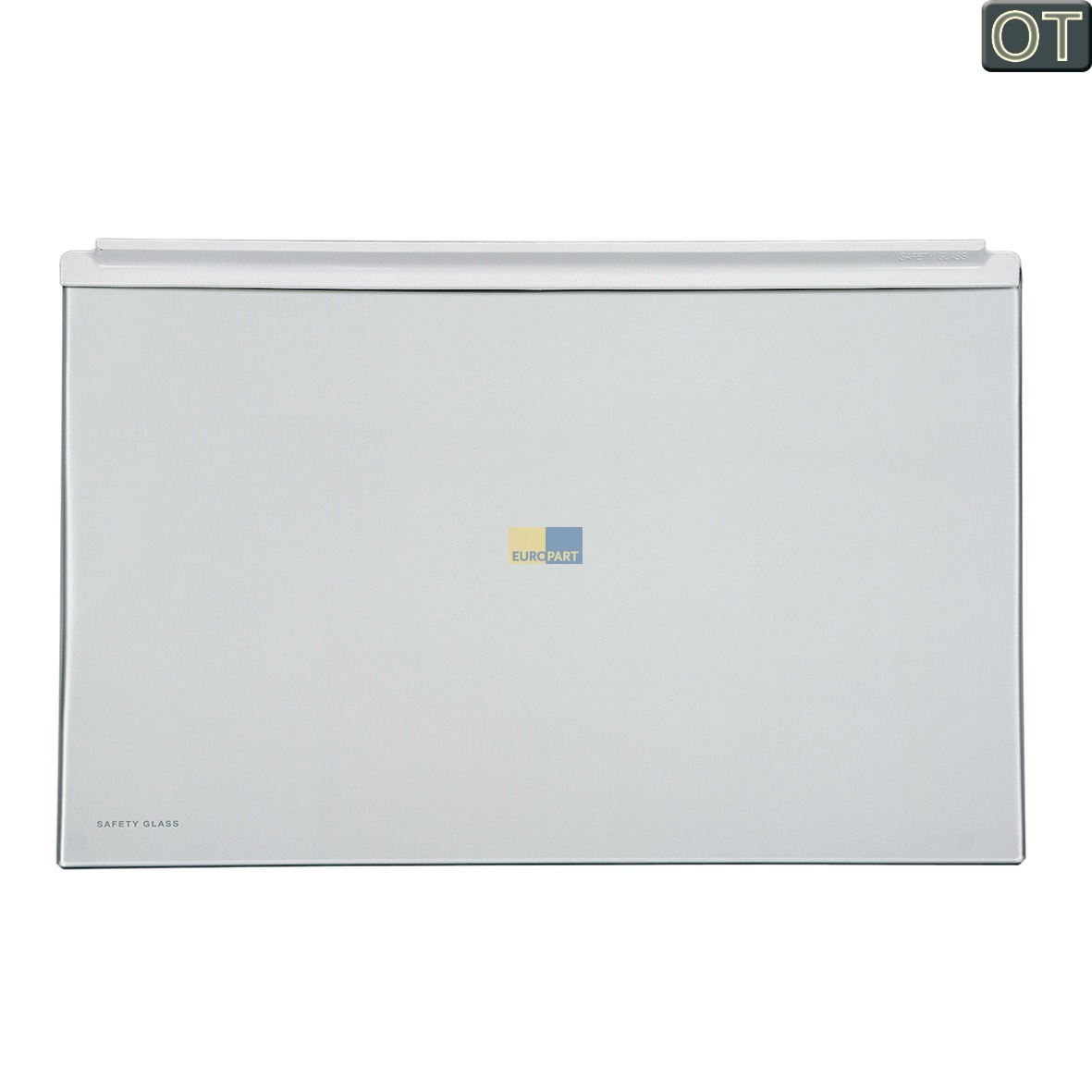 Glasplatte Electrolux 265111104-5 485x330mm mit Leist f�r K�hlschrank K�hlGefrierKombination (EA-2651111045)