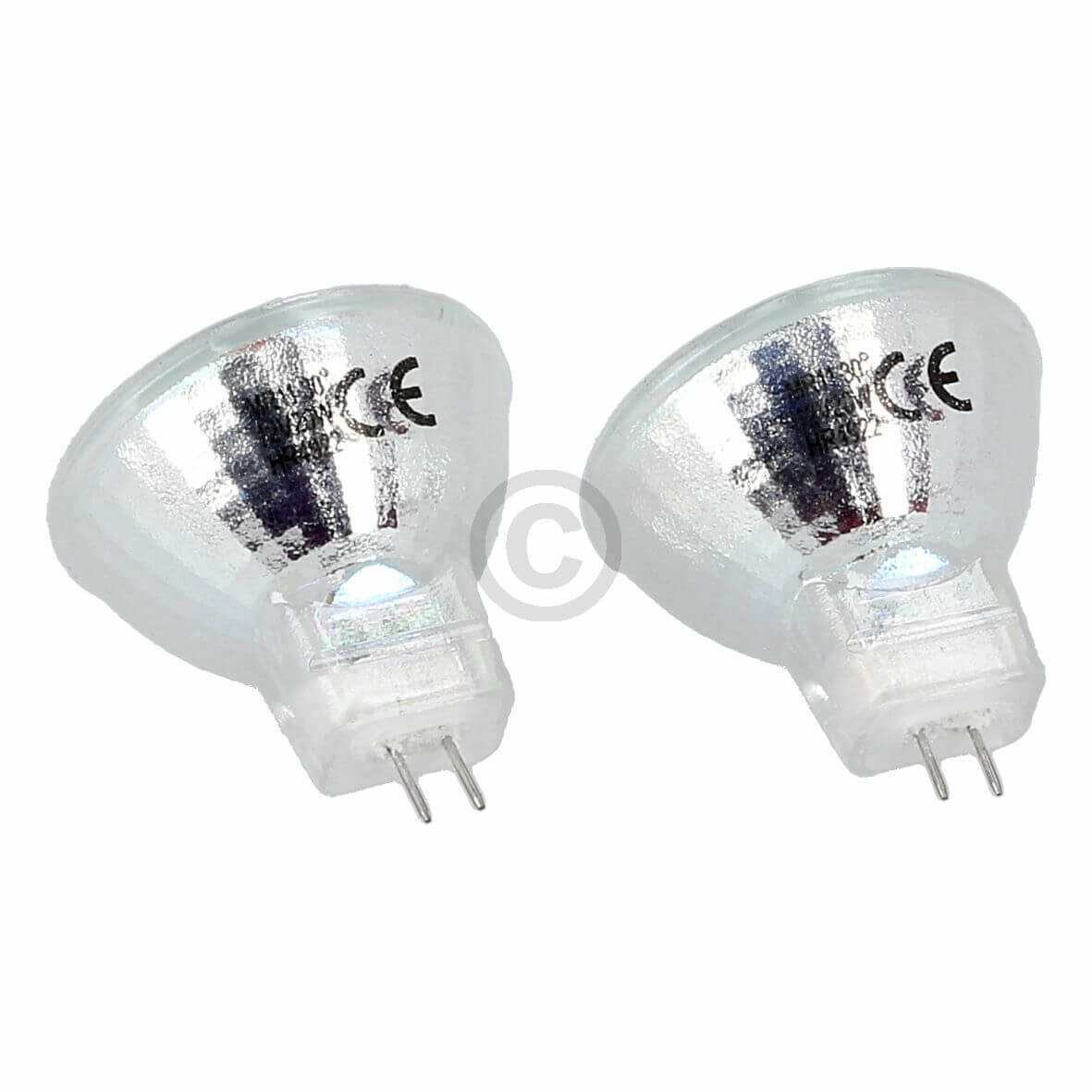 Halogenlampe Set GU4 20W 12V smeg  f�r Dunstabzugshaube 2Stk (KD-824610768)