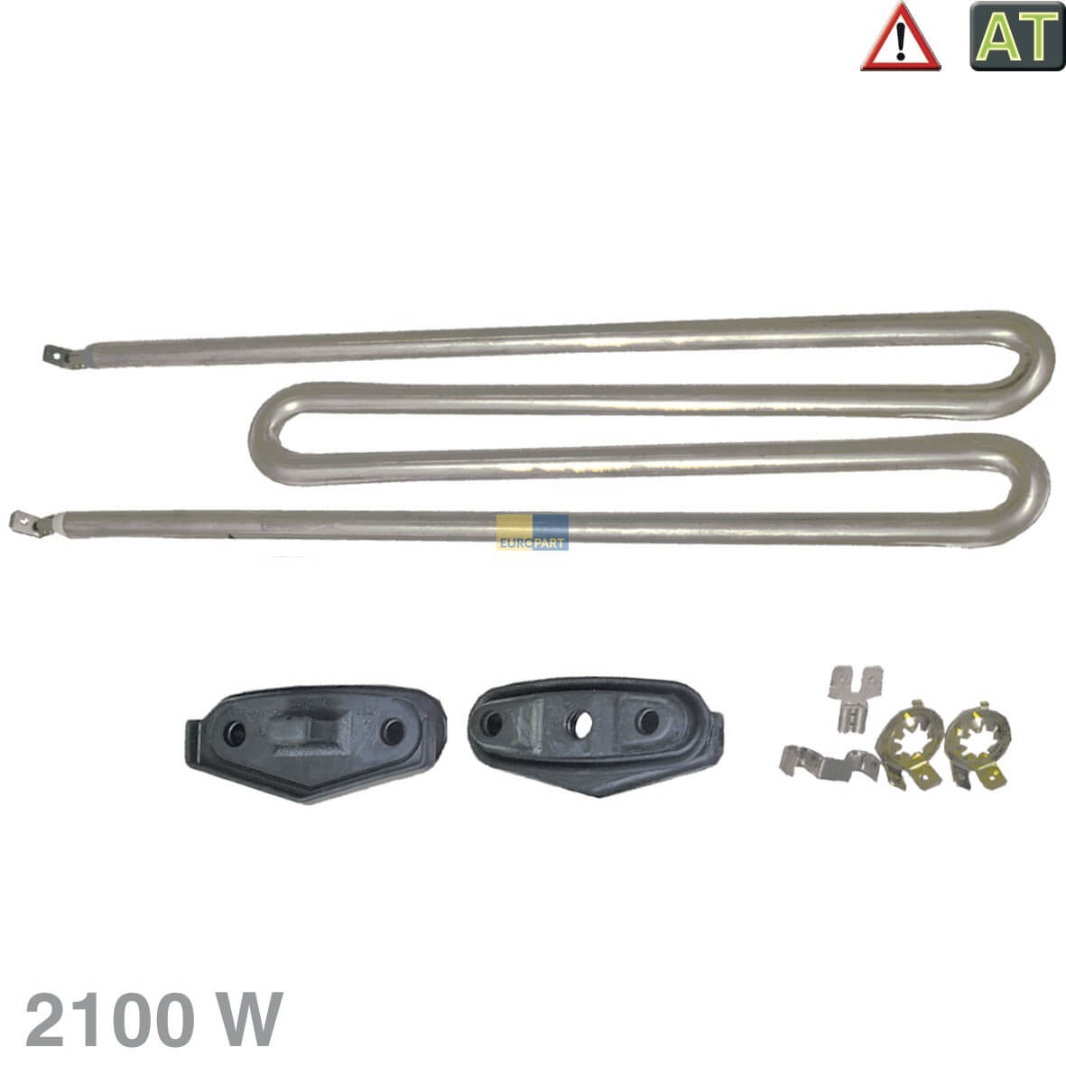 Heizelement 2100W 230V passend f�r Miele 6260482 6260483 6260485 IRCA 404376 f�r Waschmaschine Waschtrockner (KD-10020943)