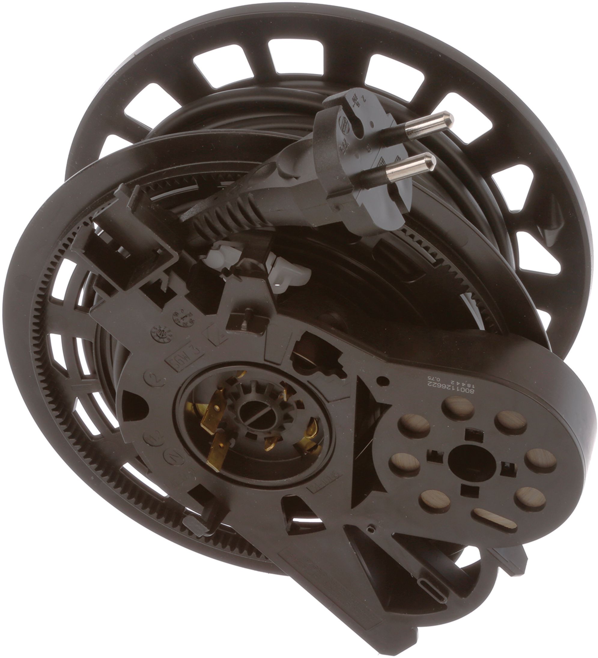 Kabeltrommel Katro Q8 EU 9-25-0-75- sw flach GL schwarz (BD-12026516)