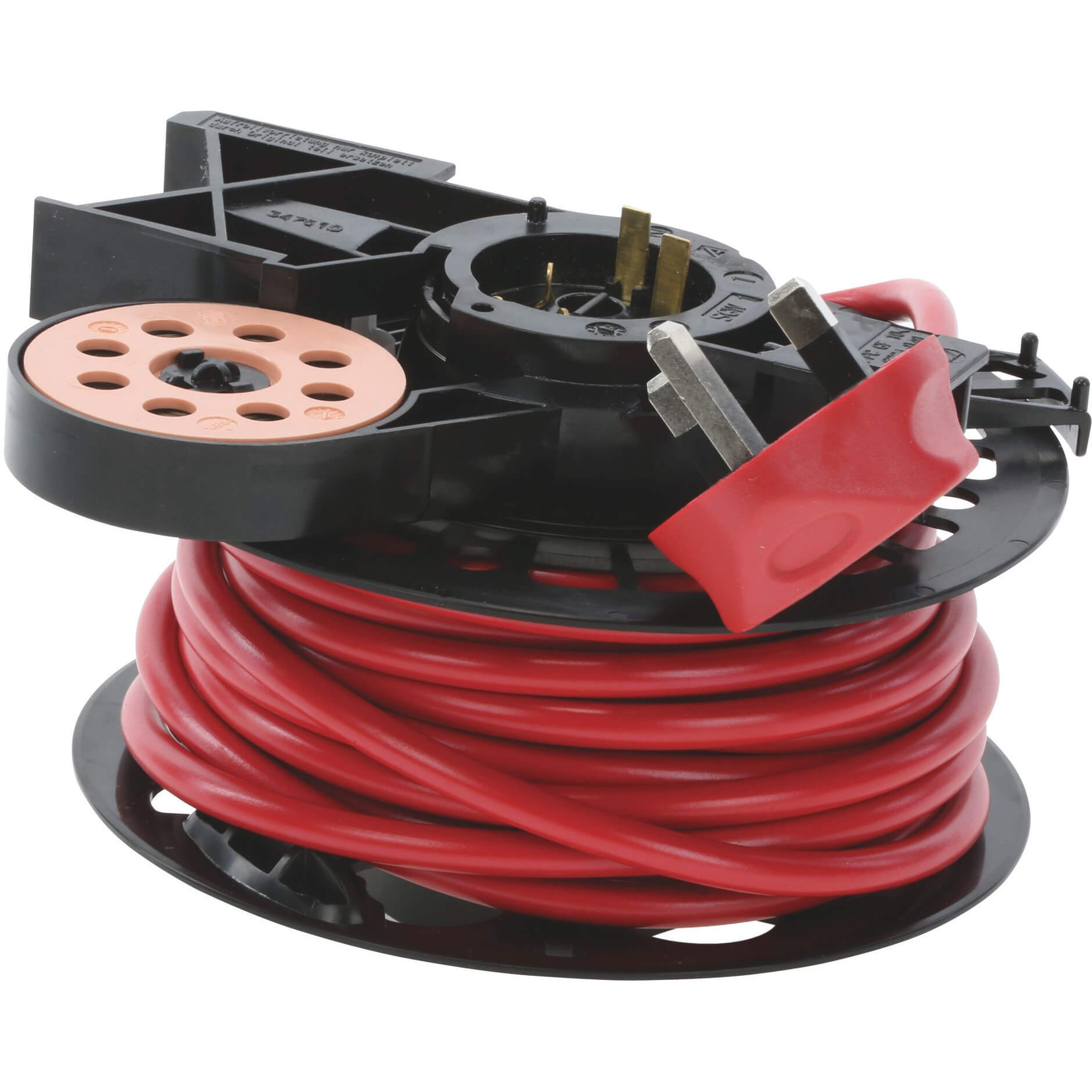 Kabeltrommel mech- GB-Stecker- 9-25m- VV- 1-24- rote Leitung Fa Athos (BD-00645856)