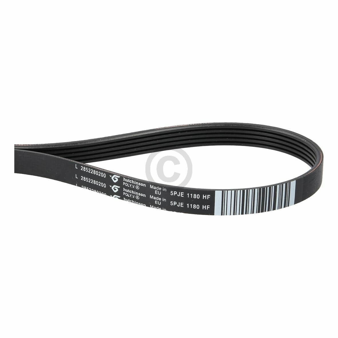 Keilrippenriemen 1180PJ5EL Beko 2466300202 f�r Waschmaschine Waschtrockner (KD-2466300202)