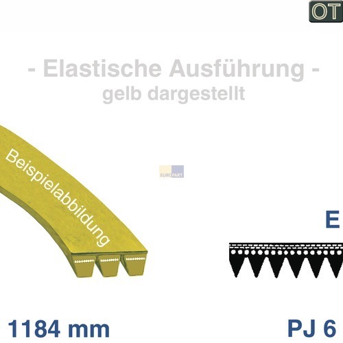 Keilrippenriemen 1184 PJ 6 E AEG 132353130-9 Original (EA-1323531309)