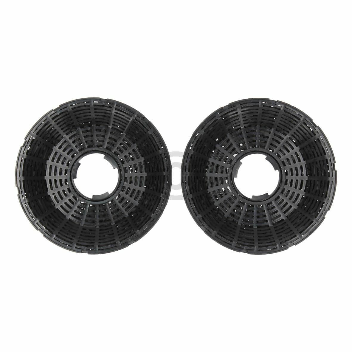 Kohlefilter Set Beko 9197064002 124mm- SM370-SM450 f�r Dunstabzugshaube 2Stk (KD-9197064002)