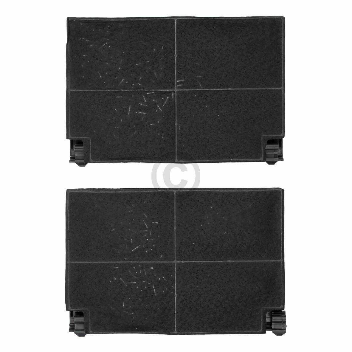 Kohlefilter Set wie Electrolux 9029800621 EFF55 225x155mm f�r Dunstabzugshaube 2Stk (KD-10075612)