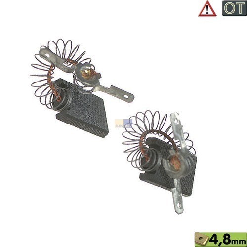 Kohlen 15x5x27mm 4- 8mmAMP Waschmaschine Miele 1689370 (1689370)