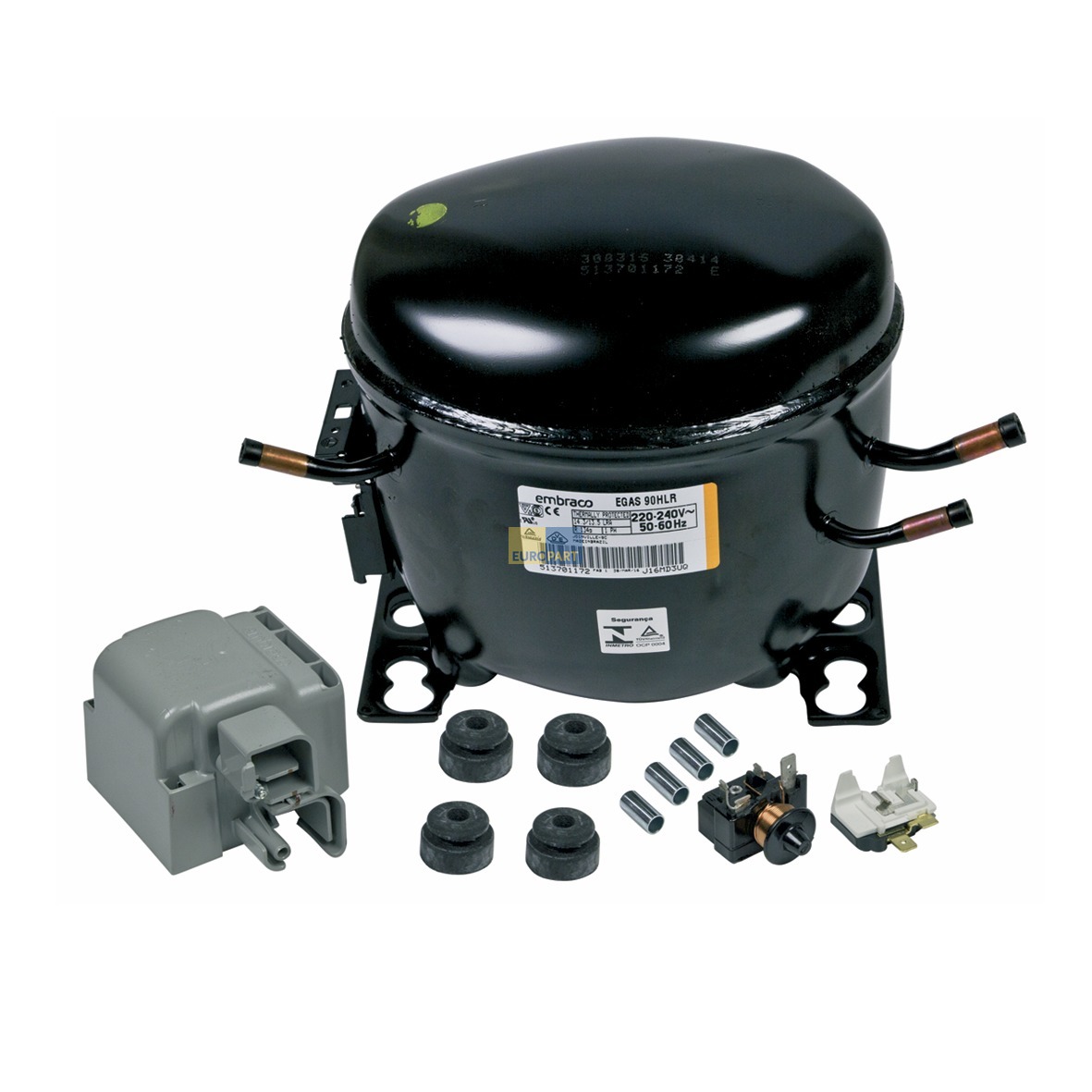 Kompressor f�r R134A 1-3PS embraco EGAS90HLR (EA-484000008445)