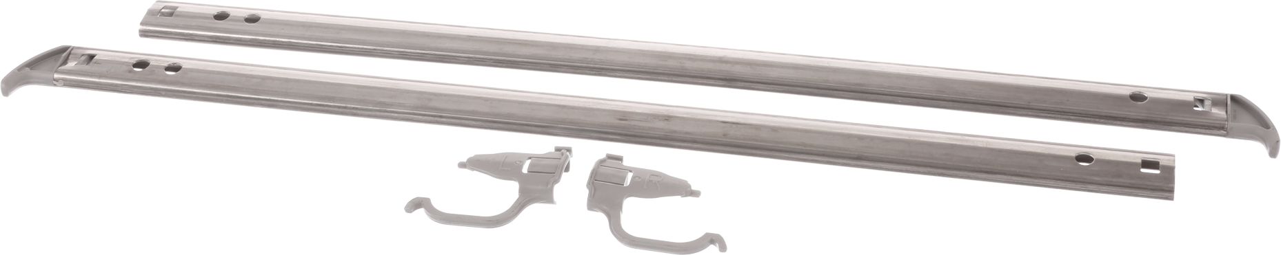 Korbf�hrungsschiene f�r Besteckschublade- links + rechts mit Klammer (hintere Klammer mit Haken) (KD-11037173)